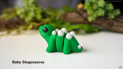 Articulated Baby Stegosaurus